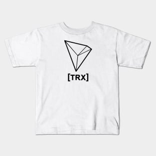 Tron Coin (black logo) Kids T-Shirt